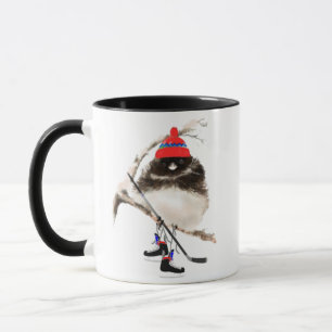 Funny, Cute Hockey Chick, Sport Bird Mug