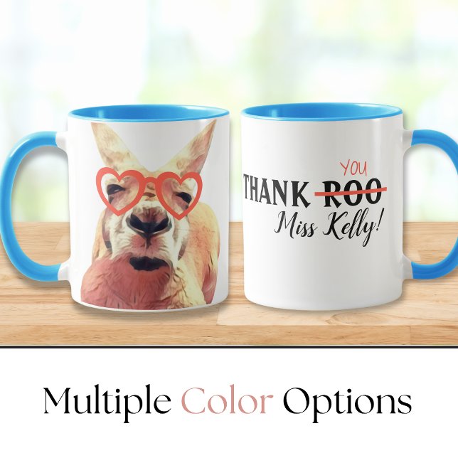 Funny Cute Kangaroo Teacher Appreciation Mug (Creator Uploaded)