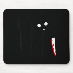 Funny Cute Kawaii Y Halloween Black Dog Instead Of Mouse Pad