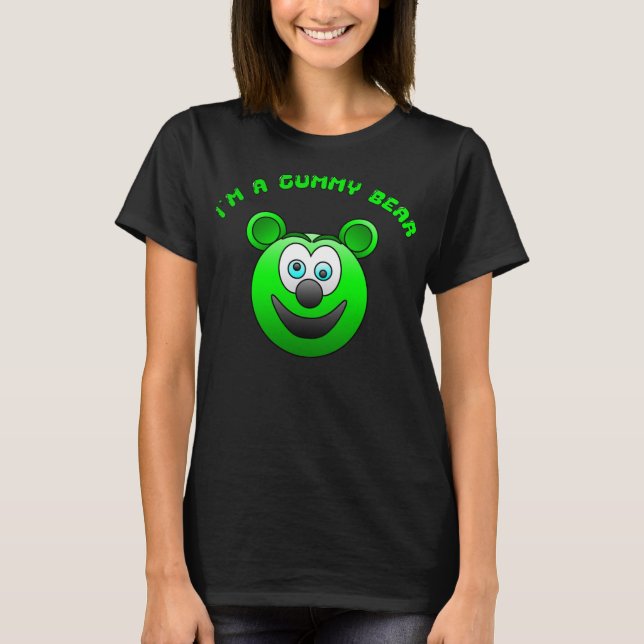 Funny Cute Kids I'm a Gummy Bear Cartoon T-Shirt (Front)