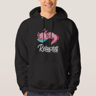 Funny Cute Lazy Axolotl Relaxolotl Sleep Nap Men W Hoodie
