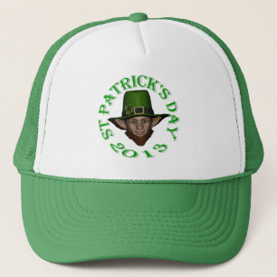 Funny cute  leprechaun  St Patrick's day Trucker Hat