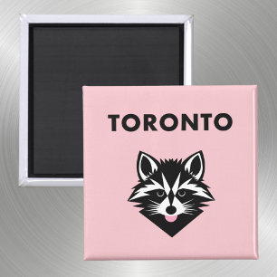 Funny Cute Mocking Toronto Raccoon Light-Color Magnet