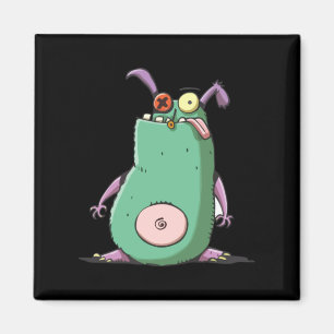 Funny Cute Monster Weird Cartoon Character Magnet
