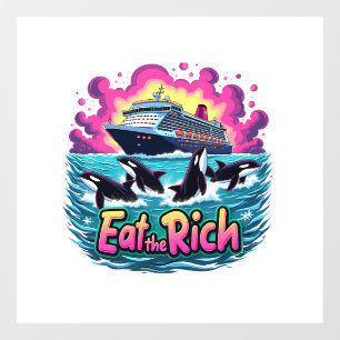 Funny Cute Orca Whale Eat The Rich