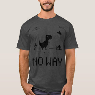 Funny Cute Piel Offline TRe Game Cool Dino Game T-Shirt