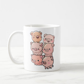 funny cute pigs Mug