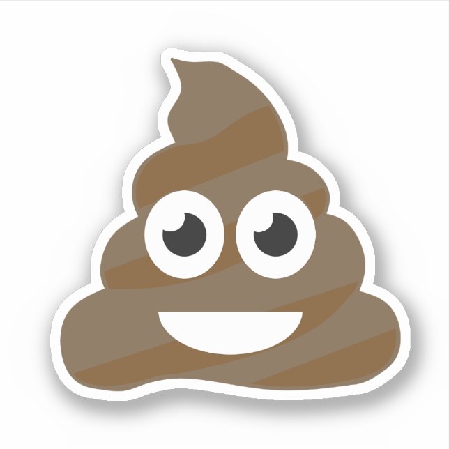 Funny Cute Poop Emoji (Front)