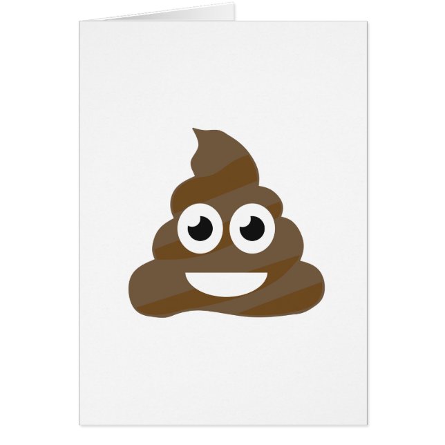 Funny Cute Poop Emoji (Front)