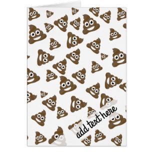 Funny Cute Poop Emoji Pattern
