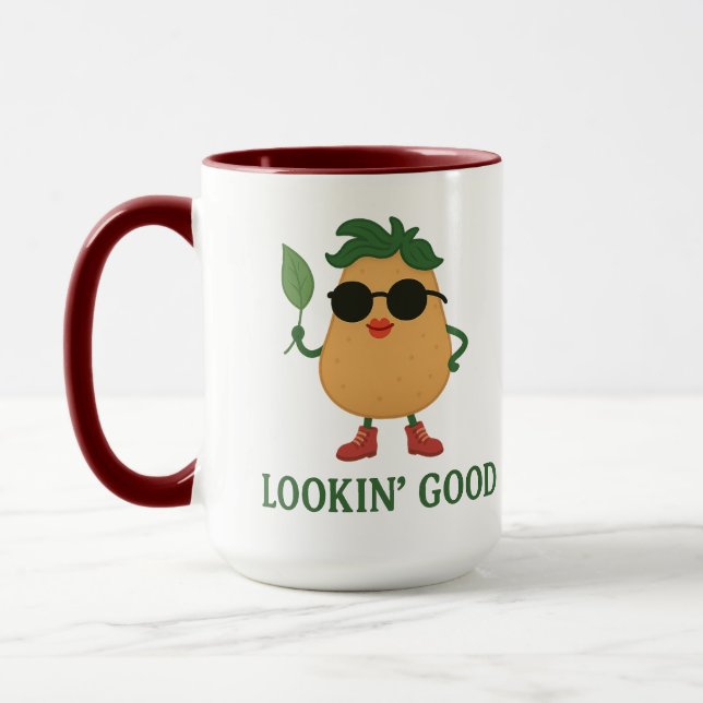 Funny Cute Potato Combo Mug (Left)