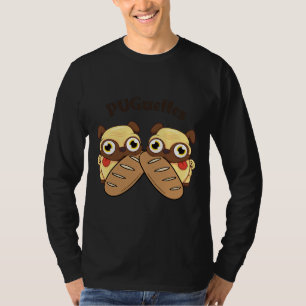 Funny Cute Pug Baguettes Classic T-Shirt 491