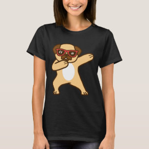 Funny Cute Pug Dog Dabbing Apparel Essential T-Shi T-Shirt