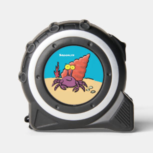Funny cute purple cartoon hermit crab 1