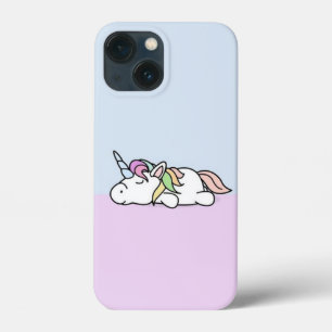 Funny Cute Rainbow Unicorn, Mamacorn, Unicorn mum iPhone 13 Mini Case