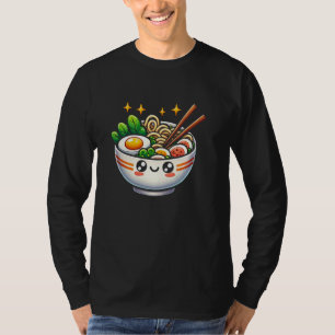 Funny Cute Ramen Noodles Japanese Food Ramen Lover T-Shirt
