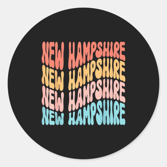 Funny Cute Retro Graphic Men Women &amp; Kids New  Classic Round Sticker (Front)