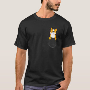 Funny Cute Shiba Inu Pocket Dog Puppy Lover T-Shirt