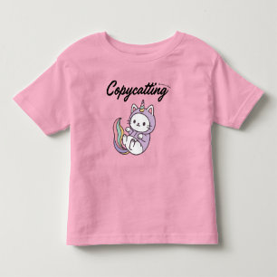 Funny Cute simple design for cat lover Toddler T-Shirt