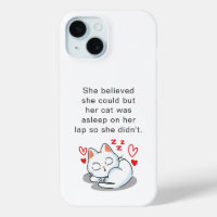 Funny Cute Sleeping Cat Quote For Cat Lovers