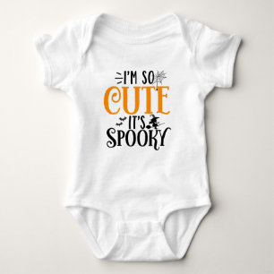 funny Cute Spooky Halloween T-shirt Toddler Baby Bodysuit