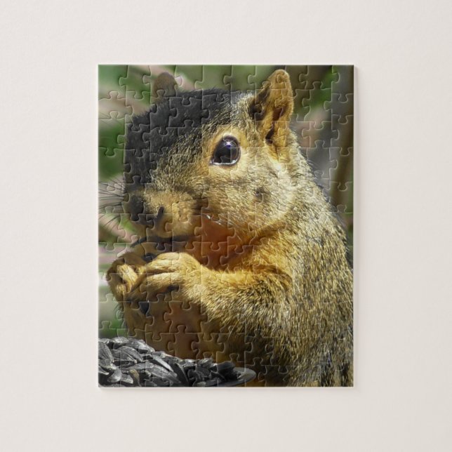 Funny Cute Squirrel Photograph Jigsaw Puzzle (Vertical)