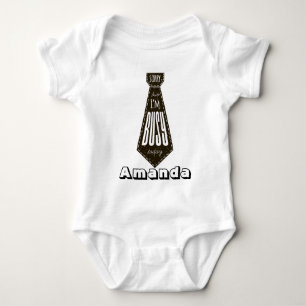 Funny Cute Suit Tie Baby Baby Bodysuit