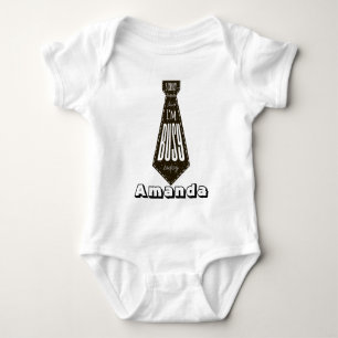 Funny Cute Suit Tie Baby Bodysuit