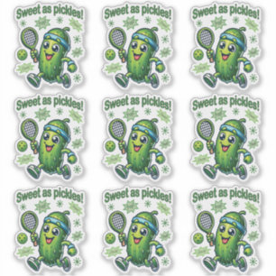 Funny Cute Sweet as Pickles Pickleball
