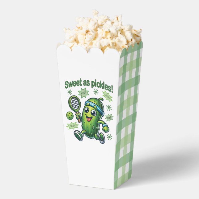 Funny Cute Sweet as Pickles Pickleball Favour Box (Popped)