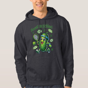 Funny Cute Sweet as Pickles Pickleball Hoodie