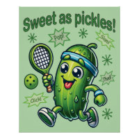Funny Cute Sweet as Pickles Pickleball