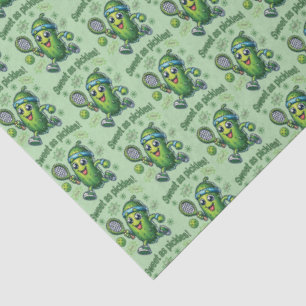 Funny Cute Sweet as Pickles Pickleball Tissue Paper