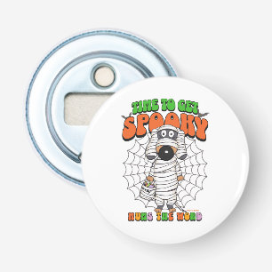 Funny Cute Time to get Spooky Mummy Bottle Opener