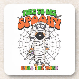Funny Cute Time to get Spooky Mummy Coaster