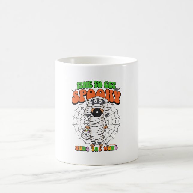Funny Cute Time to get Spooky Mummy Coffee Mug (Center)