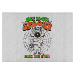 Funny Cute Time to get Spooky Mummy Cutting Board
