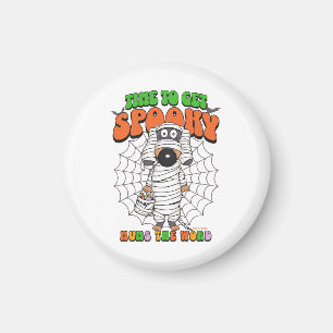 Funny Cute Time to get Spooky Mummy Magnet