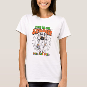 Funny Cute Time to get Spooky Mummy T-Shirt