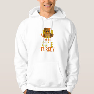 Funny Cute Turkey Family Matching Thanksgiving  Hoodie