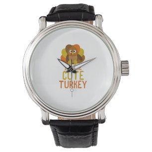 Funny Cute Turkey Family Matching Thanksgiving  Watch