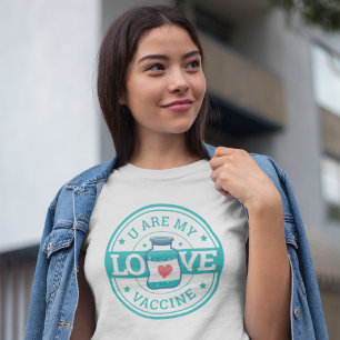 Funny Cute Valentine Covid-19 Vaccine T-Shirt