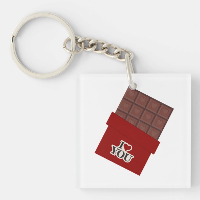 Funny & Cute Valentine’s Day Gift Key Ring (Front)