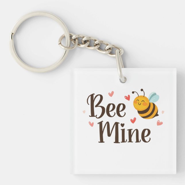 Funny & Cute Valentine’s Day Gift Key Ring (Front)