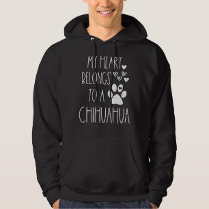 Funny Cute Valentines Day For Chihuahua Dog Hoodie