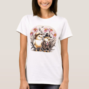 Funny Cute Vintage Easter Chicks T-Shirt