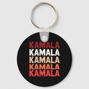 Funny Cute Wave Of Blue Cats For Kamala Women Men Key Ring