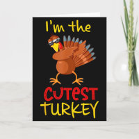 Funny Cutest Turkey Matching Family Group Thanksgi