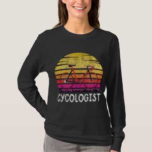 Funny Cycling and Biking Cycologist For Bike Lover T-Shirt