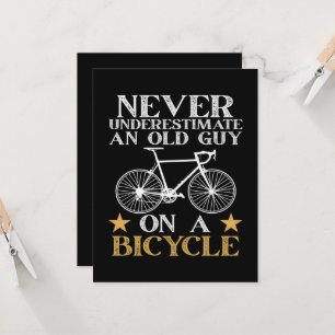 Funny Cycling Biker Humour Invitation